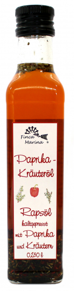 Paprikaöl mit Kräutern 0,250l